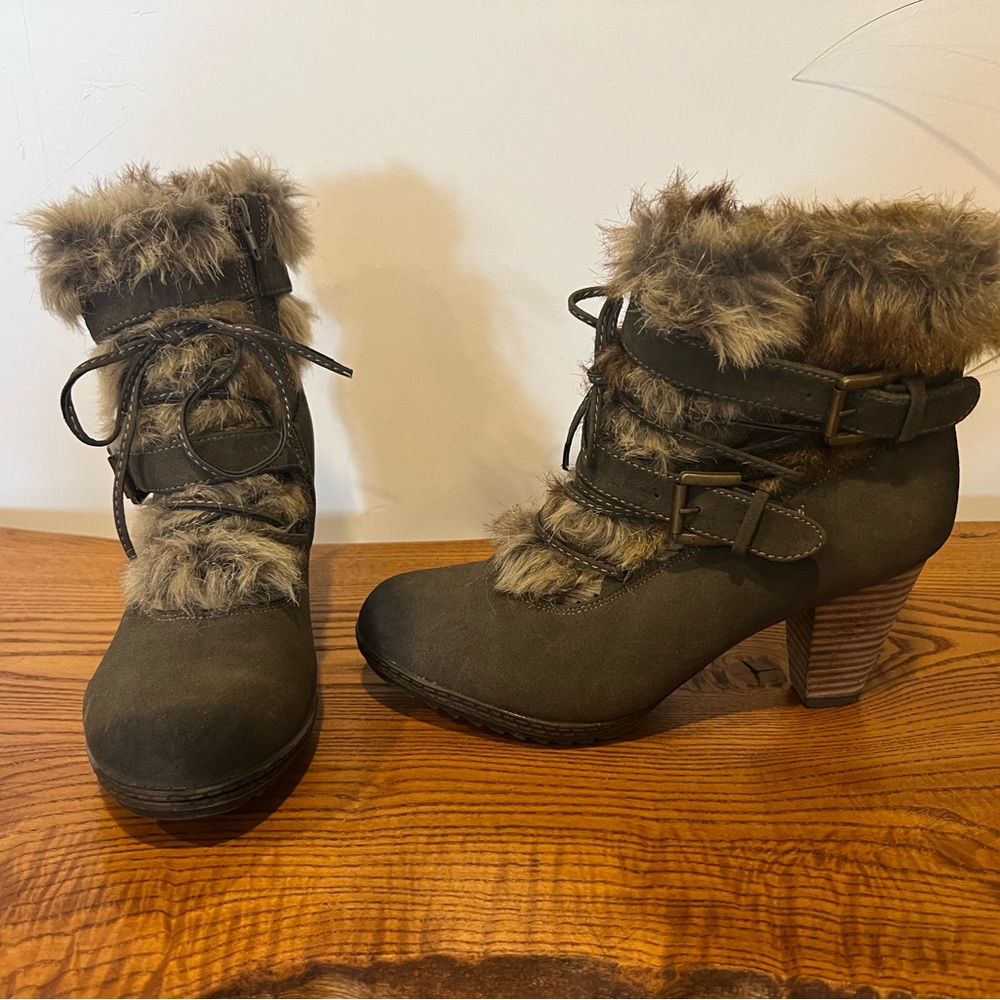 Women's Faux Fur Ankle Boots